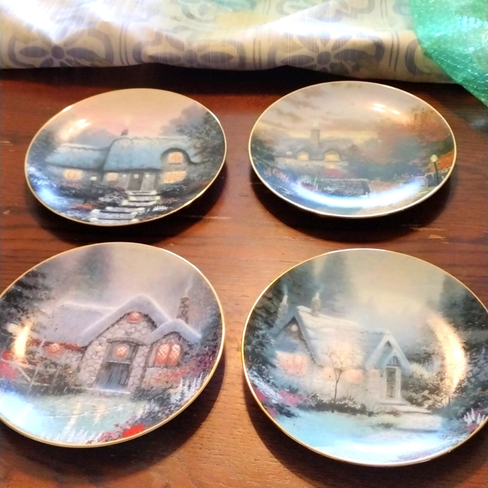 Thomas Kinkade 3 collector plates